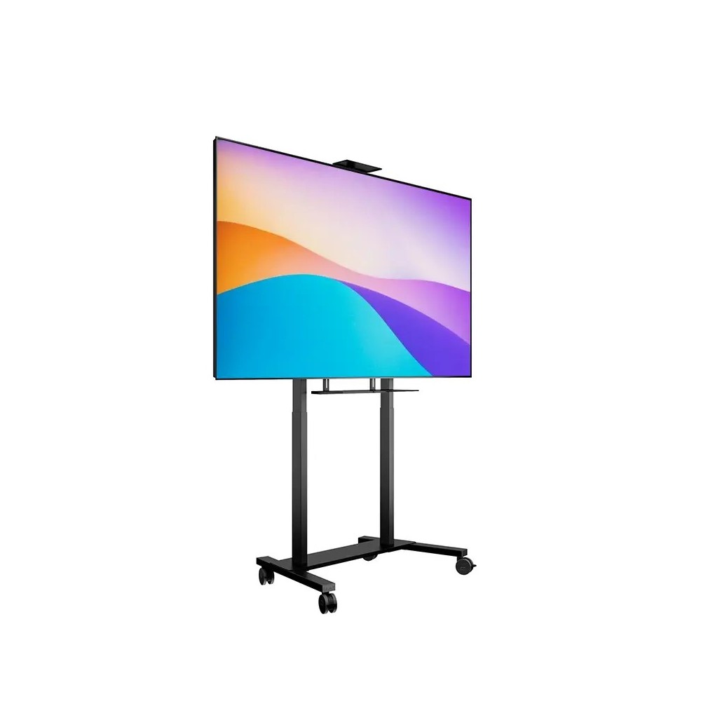 Videokonferenz Videobar Bildschirm Rollstandfuß 65 bis 110 Zoll