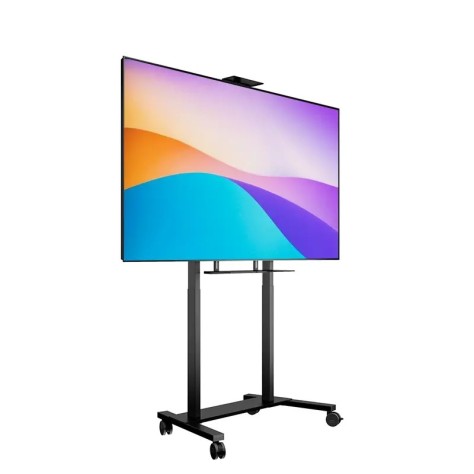 Videokonferenz Videobar Bildschirm Rollstandfuß 65 bis 110 Zoll