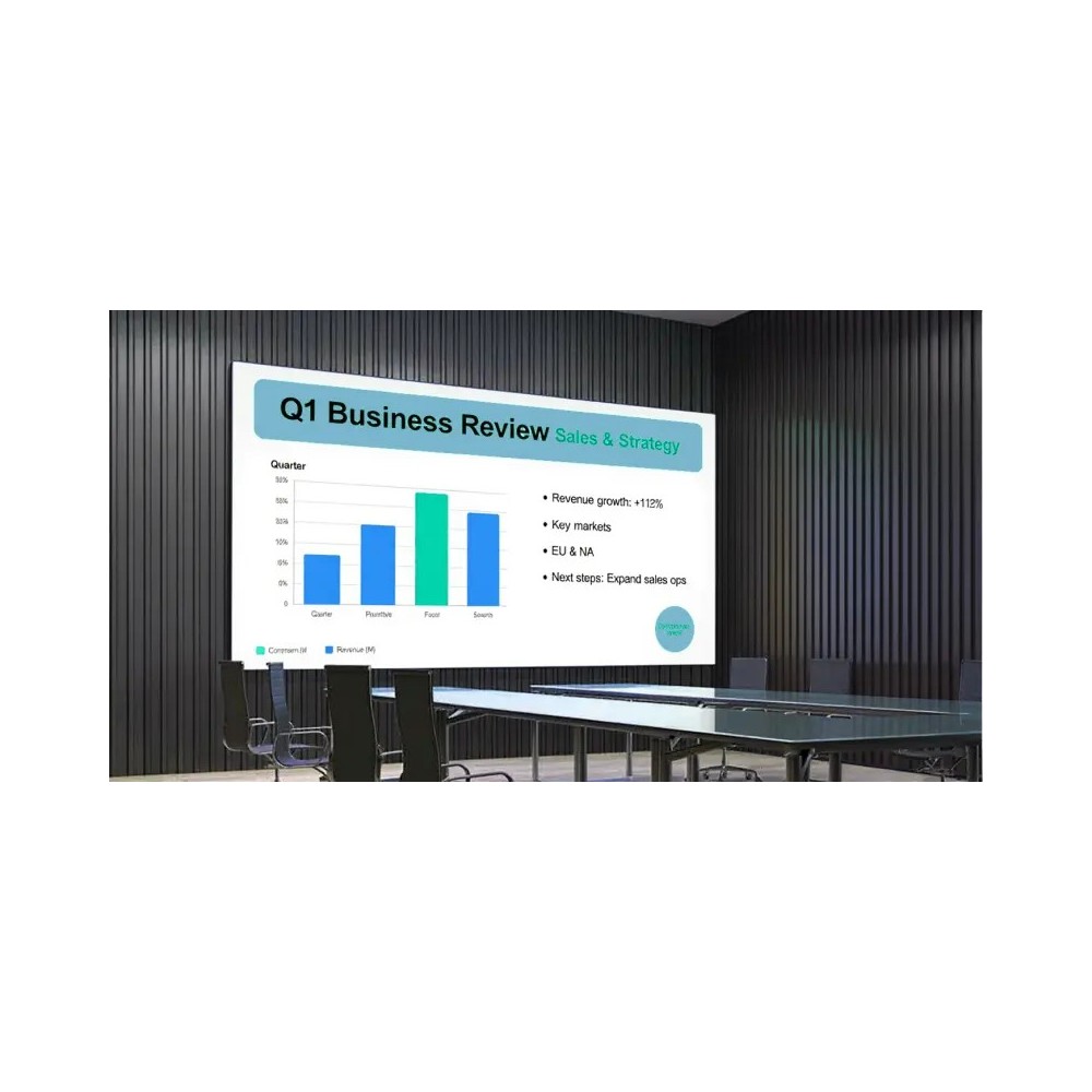 135 Zoll LED Videowall P1.56 - fachgerechte Montage Vorort