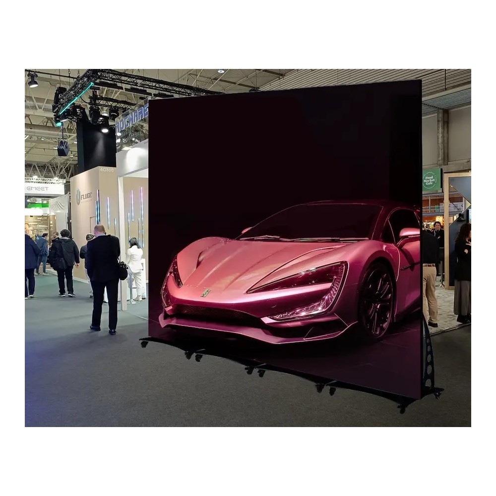 Videowall für Messestand - Großbildschirm für Aufmerksamkeit