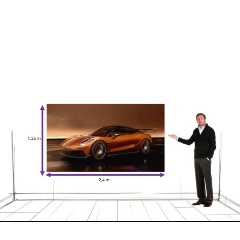 108 Zoll LED Videowall Bildschirm