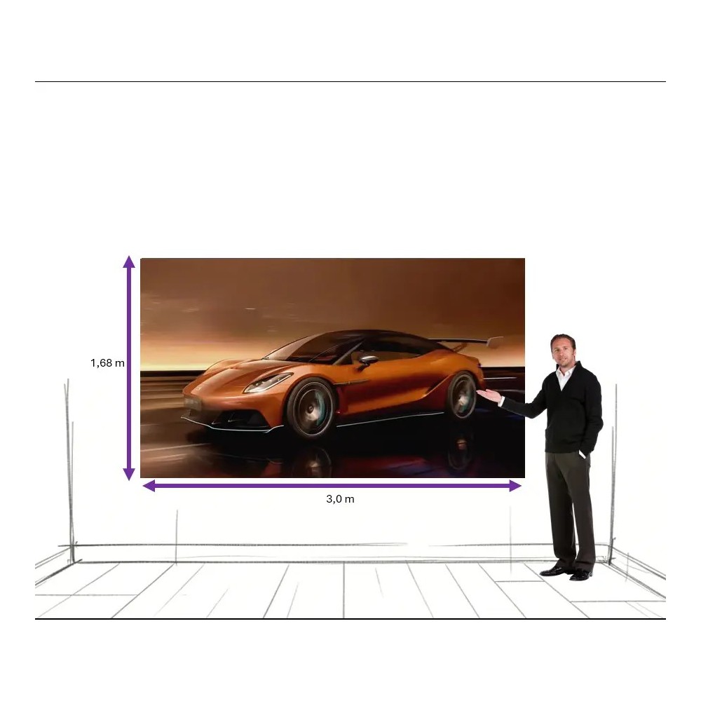 135 Zoll LED Videowall Bildschirm