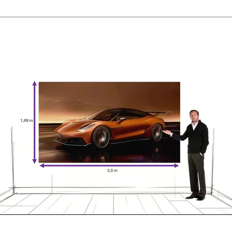 135 Zoll LED Videowall Bildschirm